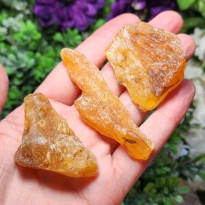 Natural Amber Specimen, 1.5-2", Young Amber Crystal Natural Amber Specimen, 1.5-2", Young Amber Crystal