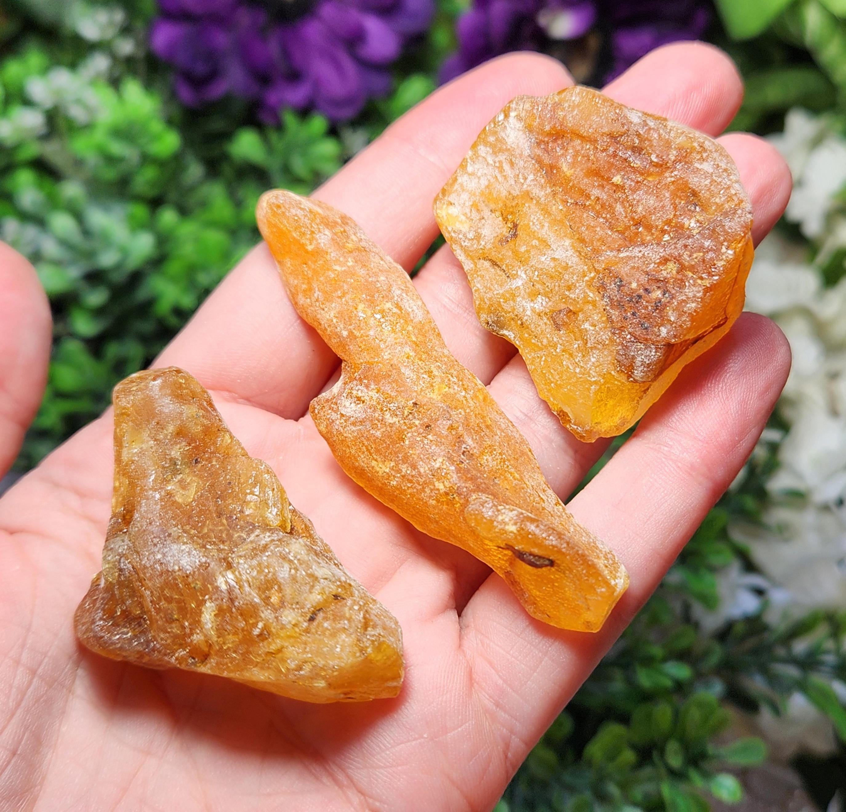 Natural Amber Specimen, 1.5-2", Young Amber Crystal
