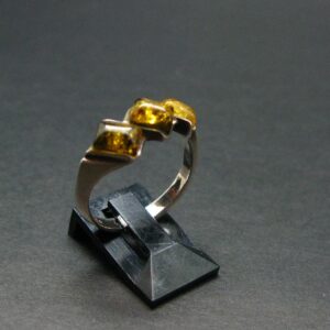 Natural Baltic Amber 925 Silver Ring - Size 8.25 Natural Baltic Amber 925 Silver Ring - Size 8.25