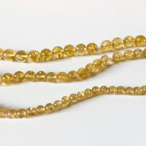 Amber Acrylic Round beads 6mm/8mm/10mm.  Lightweight brown amber beads. 15.75''