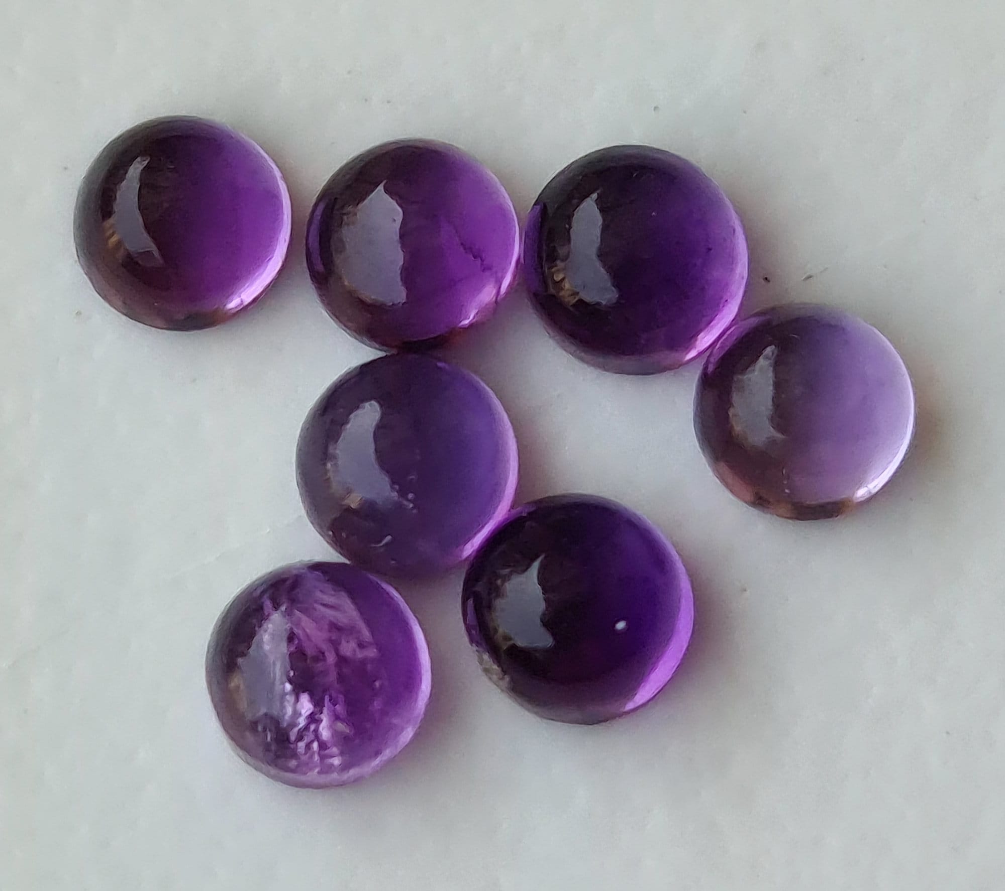 3mm Amethyst Cabochons Tiny Calibrated Amethyst Plain Smooth Round Loose Natural Melee Size Amethyst Cabochon(25pcs To 100pcs Option)-png20