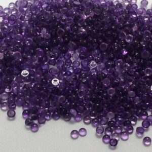 Amethyst Cabochon: 3mm Round Aaa Gemstones, 10 Pieces Amethyst Cabochon: 3mm Round Aaa Gemstones, 10 Pieces