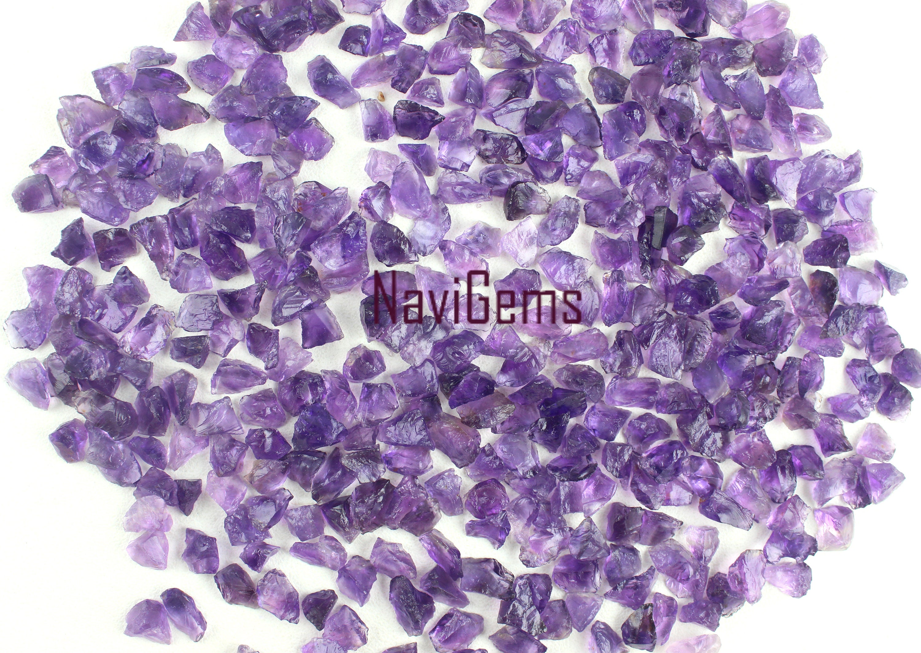 50 Aaa Blue Amethyst Rough Gemstones: Natural Undrilled Crystals (6-8mm) 50 Aaa Blue Amethyst Rough Gemstones: Natural Undrilled Crystals (6-8mm)