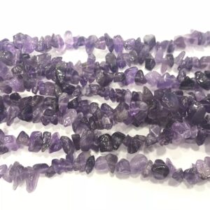 Natural Amethyst 5-8mm Chips Genuine Loose Purple Nugget Beads 34 inch Jewelry Supply Bracelet Necklace Material Support