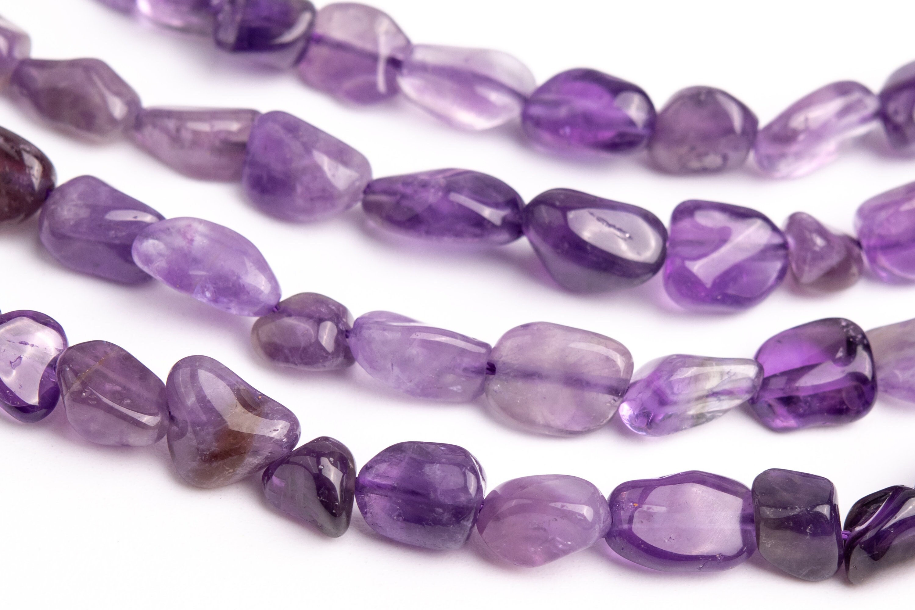 Natural Purple Amethyst Gemstone Grade Aa Pebble Nugget 7-9mm Loose Beads Natural Purple Amethyst Gemstone Grade Aa Pebble Nugget 7-9mm Loose Beads