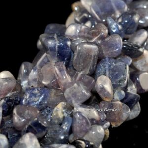 Royal Amethyst Gemstones Purple Pebble Slice 15x10mm Loose Beads 8 Inch Half Strand (90108559-106)