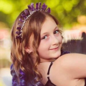 Amethyst Crystal Crown: February Birthstone Tiara, Healing Headpiece
