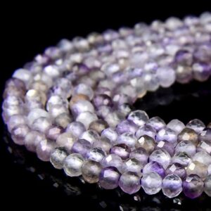 Natural Amethyst Gemstone Grade A Micro Faceted Round 2MM 3MM Loose Beads 15 Inch Full Strand BULK LOT 1,2,6,12 and 50 (P65)