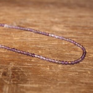 Shaded Amethyst Necklace, Ombre Necklace, February Birthstone, Minimalist, Amethyst Jewelry, Gemstone Jewelry, Gifts