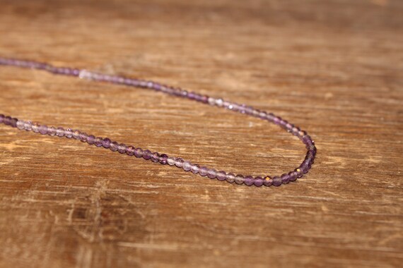 Shaded Amethyst Necklace, Ombre Necklace, February Birthstone, Minimalist, Amethyst Jewelry, Gemstone Jewelry, Gifts