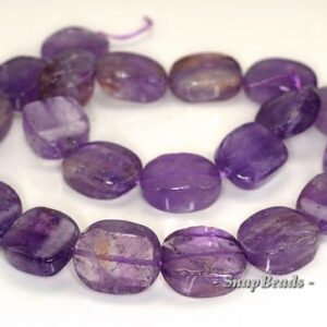 20x15mm Amethyst Gemstone Rectangle Cube Loose Beads 8 inch Half Strand LOT 1,2 and 6 (90144040-B19-533)