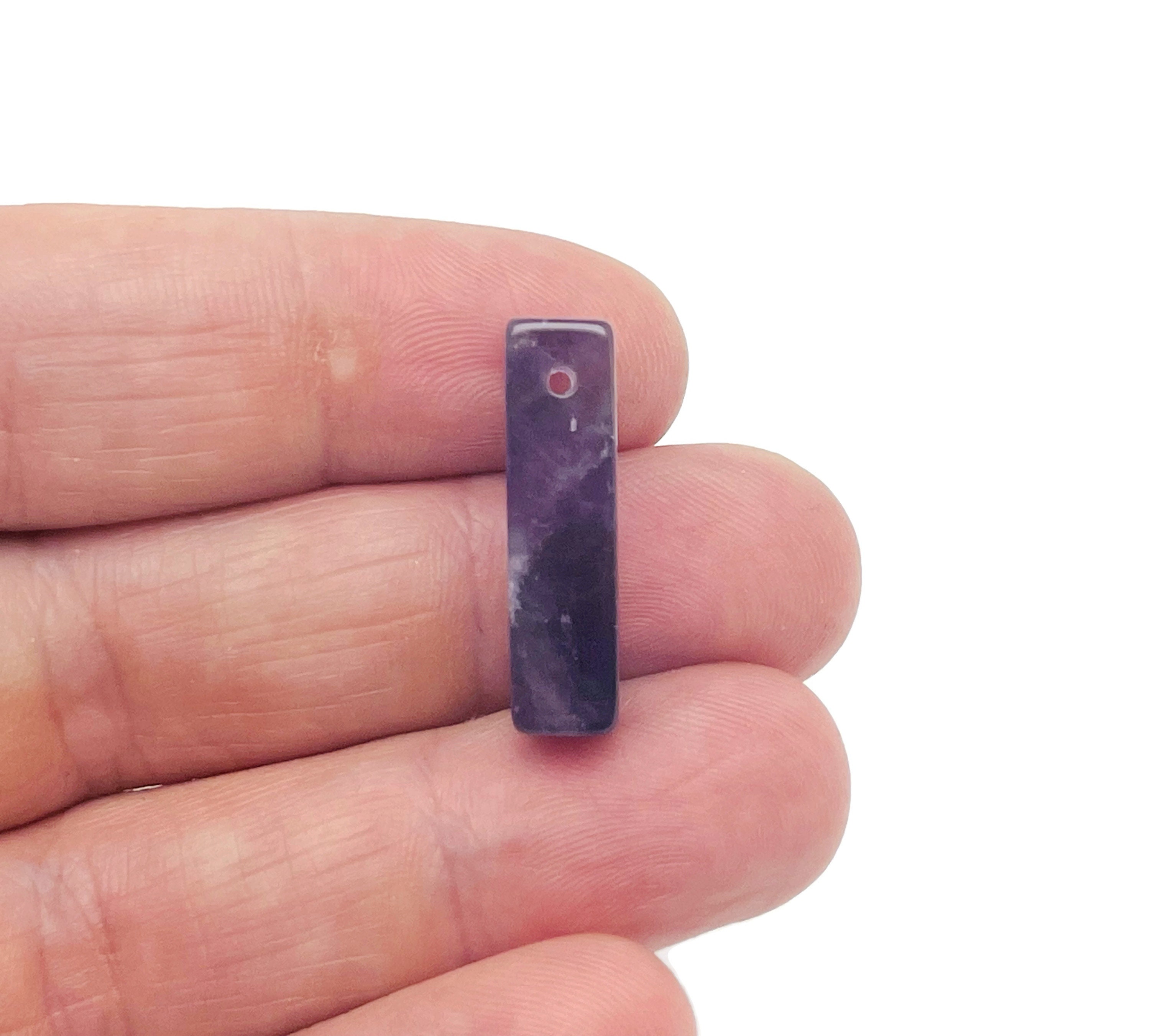 Amethyst Crystal Hole Pendant - Drilled Crystal Pendant - Natural Gemstone - Making Jewelry - Healing Stone - Nc1436 Amethyst Crystal Hole Pendant - Drilled Crystal Pendant - Natural Gemstone - Making Jewelry - Healing Stone - Nc1436
