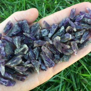 1/4 Lb Rough Amethyst Points And Chips From Zambia For Crafts, Jewelry, Crystal Grids, Mandala Making, February Birthstone, Raw Stones Bulk 1/4 Lb Rough Amethyst Points And Chips From Zambia For Crafts, Jewelry, Crystal Grids, Mandala Making, February Birthstone, Raw Stones Bulk