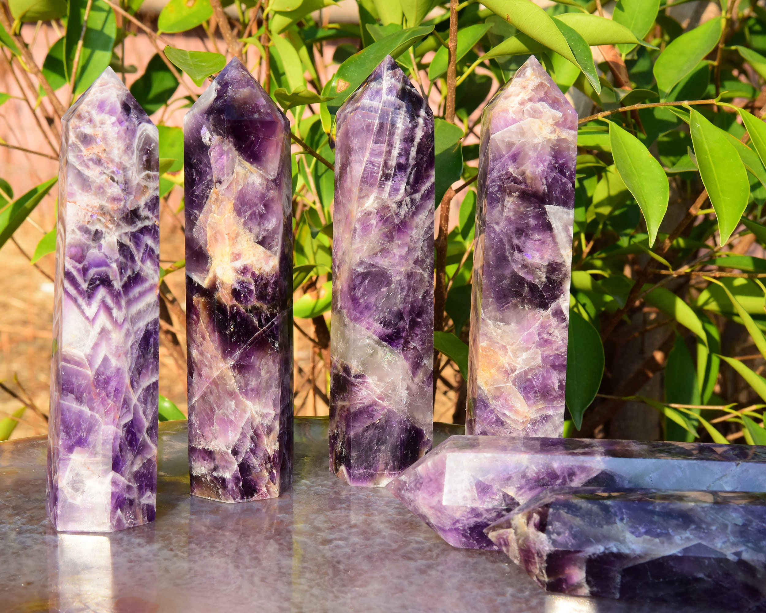 6" Large Amethyst Crystal Tower,healing Crystal Tower,amethyst Large Wands.amethyst Large Tower,large Crystal Tower.amethyst Wand,big Wand.