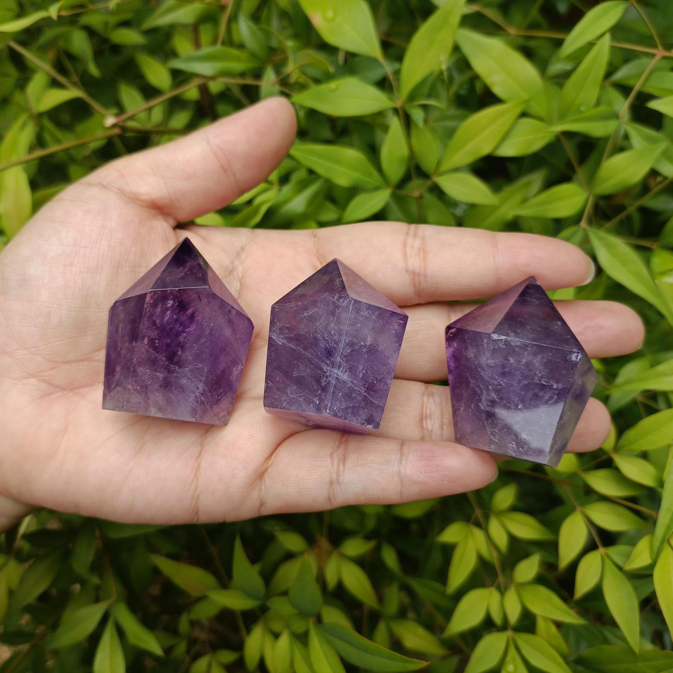 Asymmetrical Amethyst Point Choose Weight