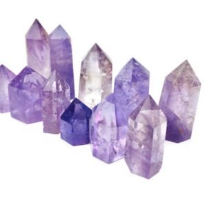Amethyst Crystal Tower (1) One Mini Purple Amethyst Point Amethyst Crystal Tower (1) One Mini Purple Amethyst Point