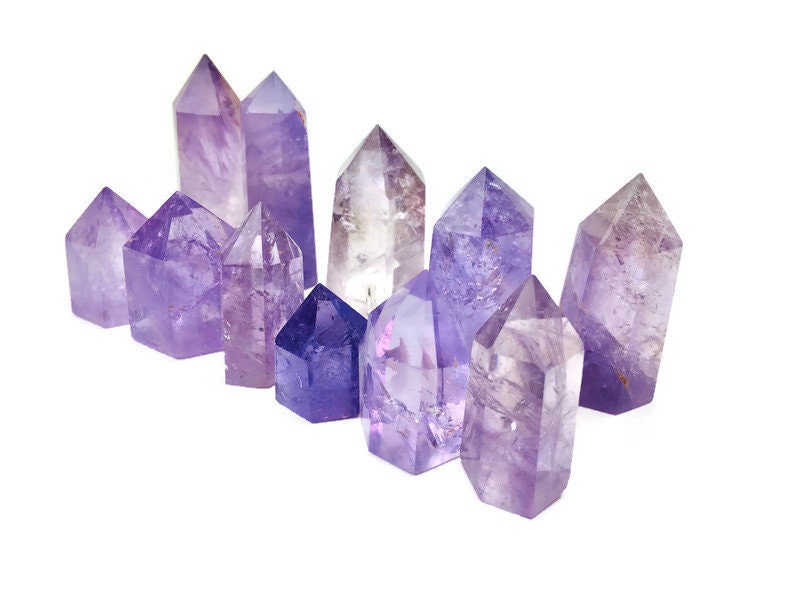 Amethyst Crystal Tower (1) One Mini Purple Amethyst Point