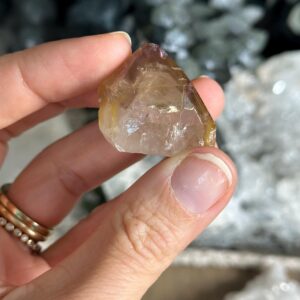 Dream Coat Lemurian Quartz: Super Seven Amethyst Point Dream Coat Lemurian Quartz: Super Seven Amethyst Point