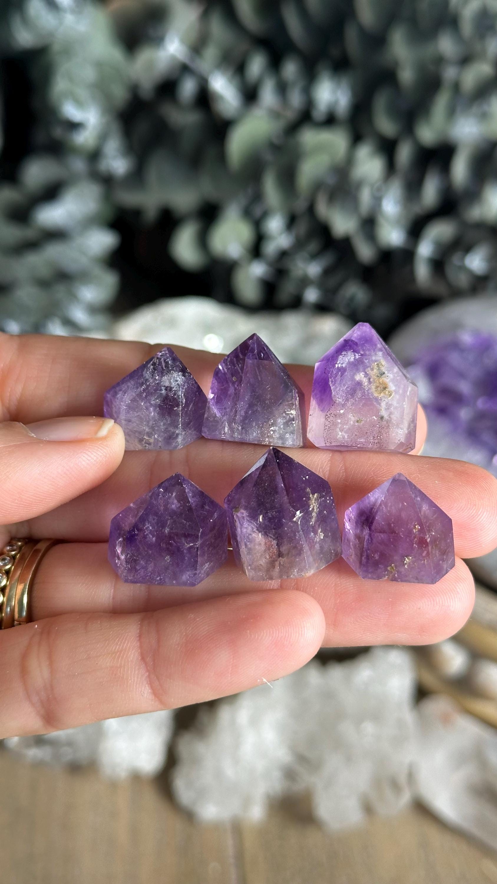 Mini Amethyst Tower • Intuitively Chosen • Approx. 0.5–0.75” Mini Amethyst Tower • Intuitively Chosen • Approx. 0.5–0.75”