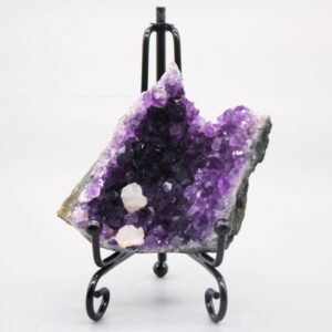 Amethyst Crystal Cluster: Natural Healing Stone, Zodiac Gift