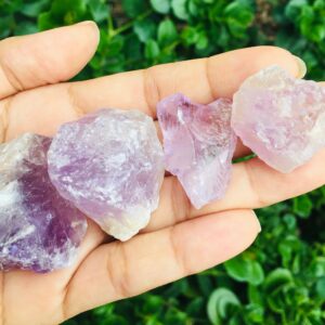Raw Amethyst Crystal: Natural Purple Quartz Stone (1-2")