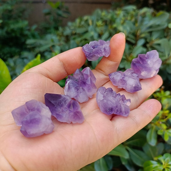 Raw Amethyst Flower Cluster 1" (20-30mm)