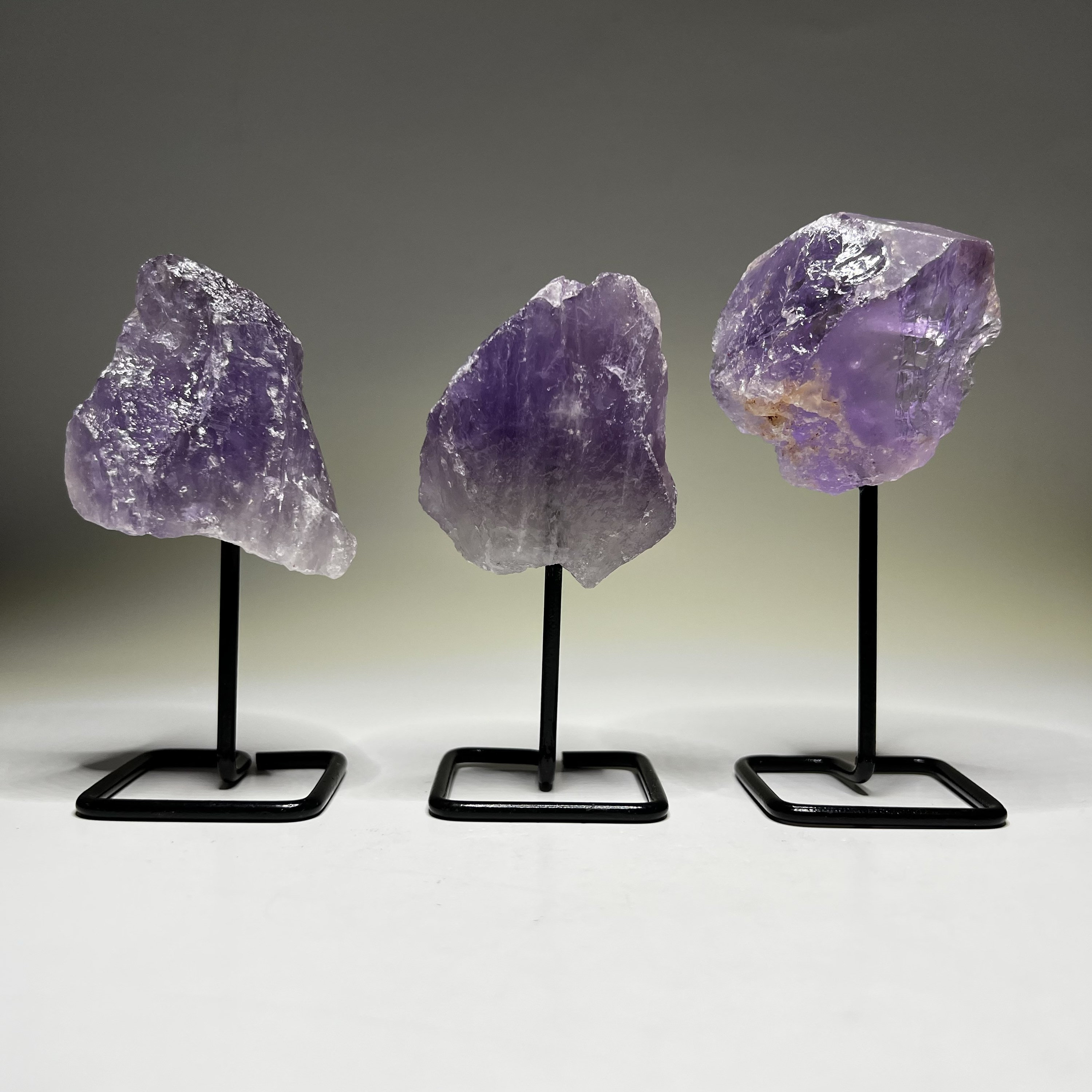 Raw Maraba Amethyst Crystal On Stand Raw Maraba Amethyst Crystal On Stand