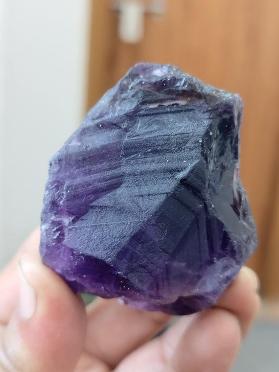 Natural Raw Amethyst Dark Purple, Rare Amethyst Healing Crystal Gemstone : (534 Ct)