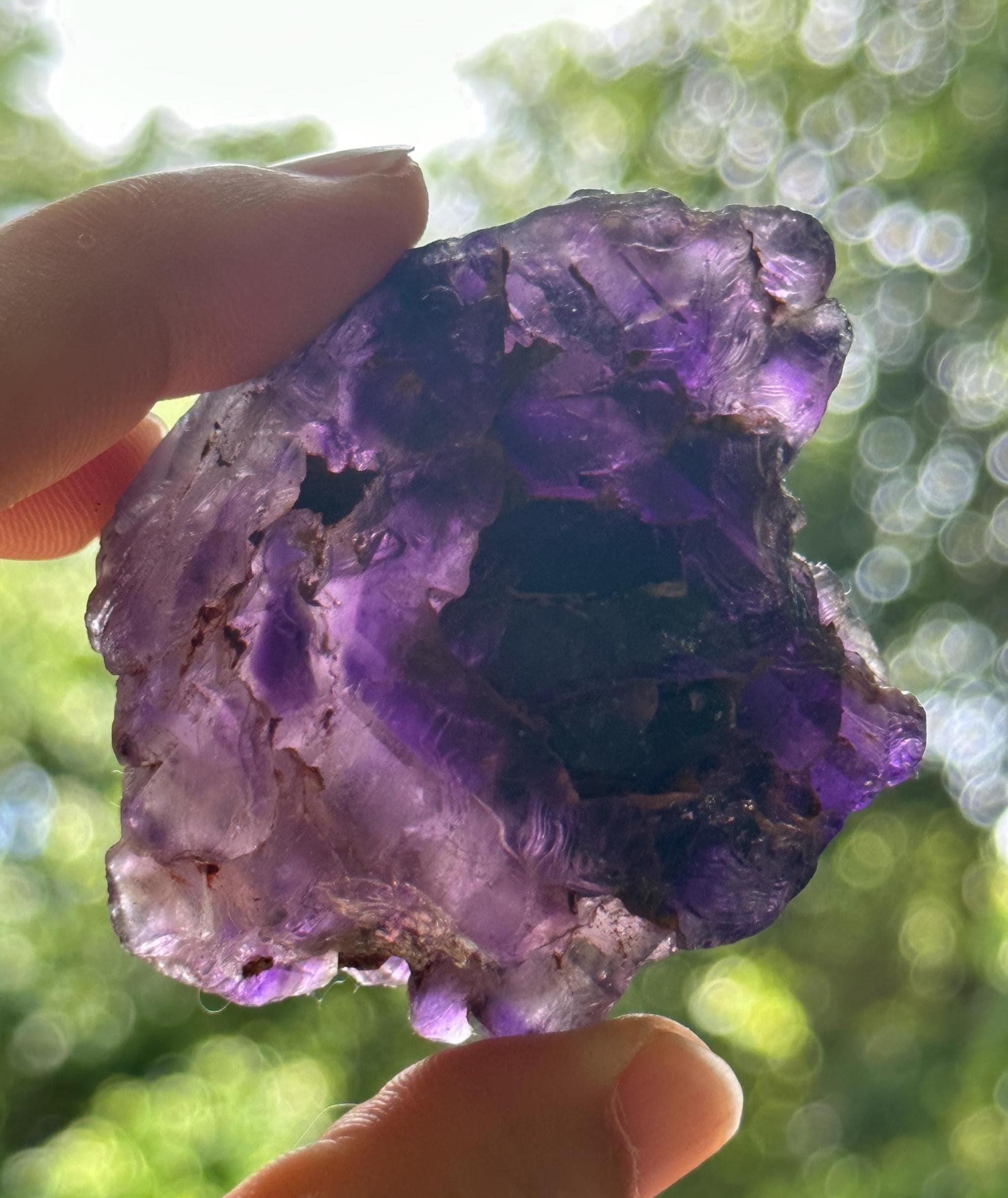 Natural Elestial Amethyst Crystal Cluster/violet Nirvana Quartz Crystal/dissolution Energy Quartz/erosioned Quartz/meditation/reiki-85g