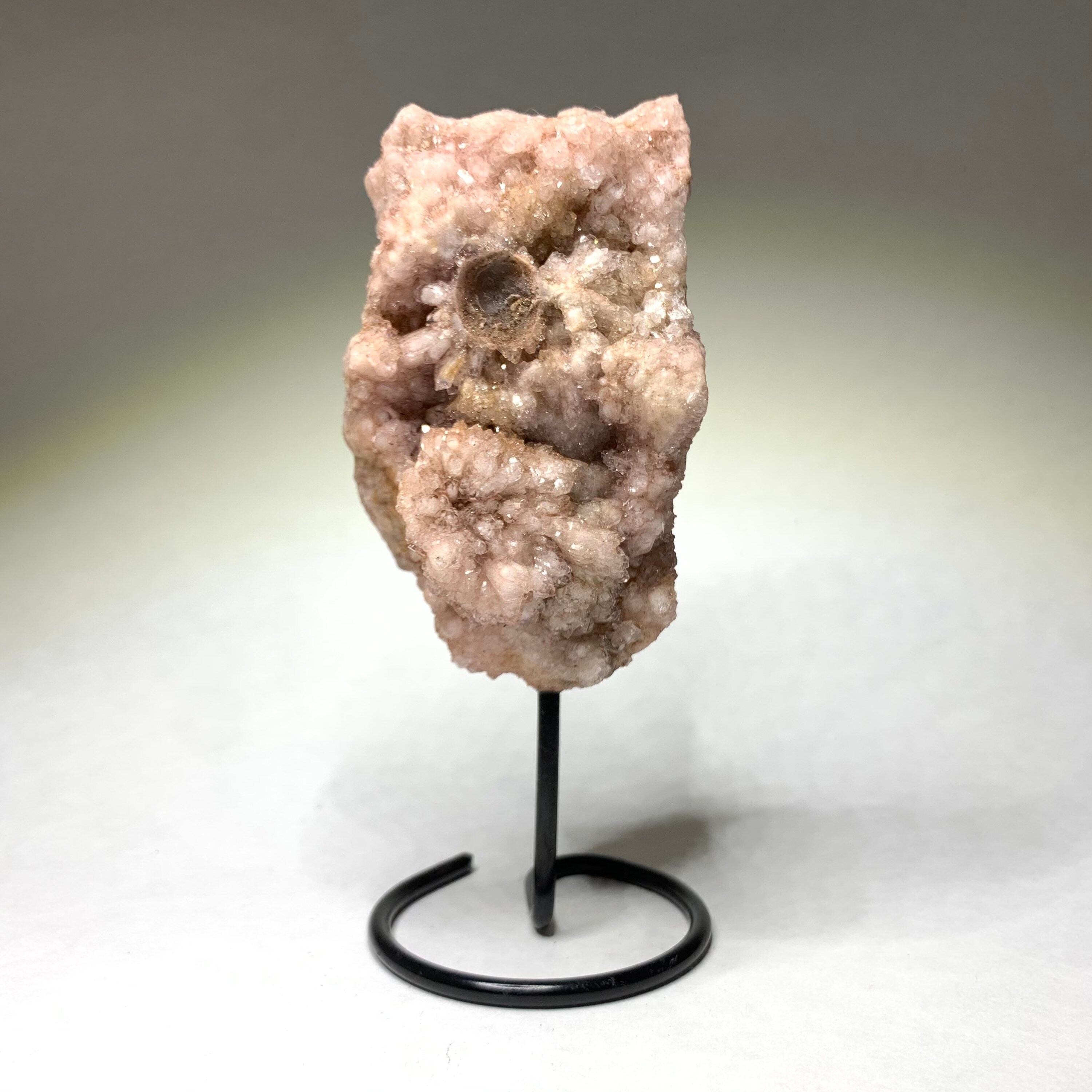 Pink Amethyst Cluster On Stand