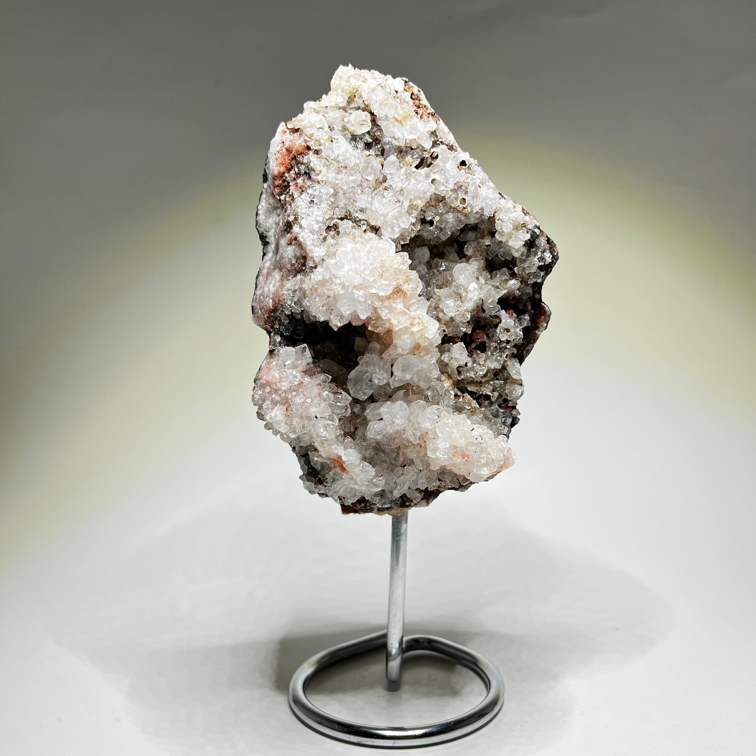 Pink Amethyst Cluster On Stand