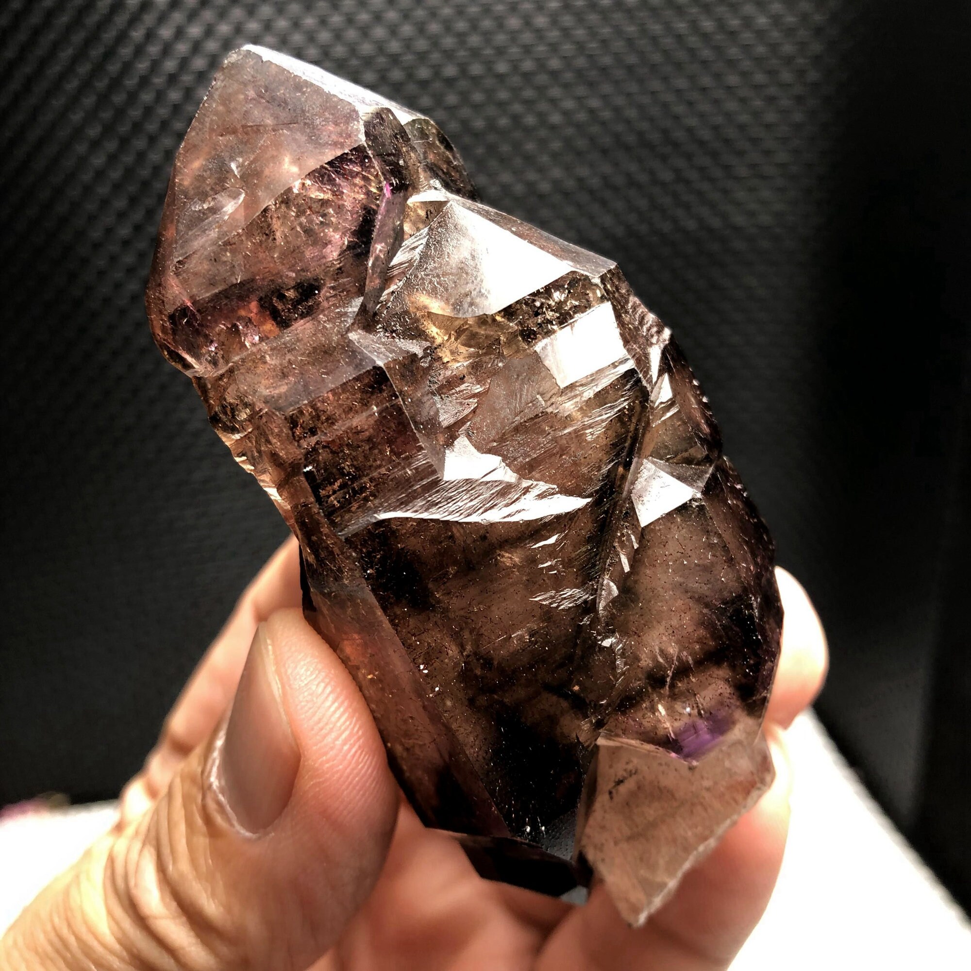 Smoky Amethyst Scepter Quartz Specimen,super Seven Rare Raw/rough Smoky Purple Elestial Quartz,alligator/crocodile/fenster Skeleton Crystal Smoky Amethyst Scepter Quartz Specimen,super Seven Rare Raw/rough Smoky Purple Elestial Quartz,alligator/crocodile/fenster Skeleton Crystal