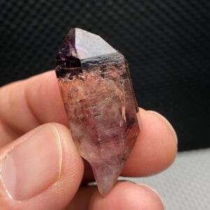 Smoky Amethyst Scepter Quartz Specimen,super Seven Rare Raw/rough Smoky Purple Elestial Quartz,alligator/crocodile/fenster Skeleton Crystal