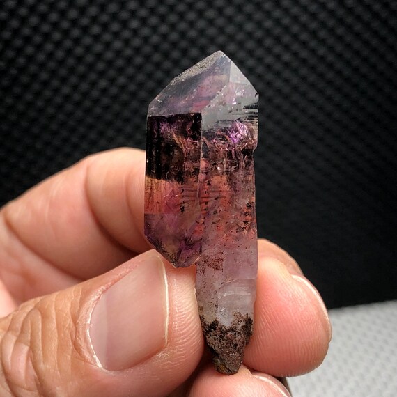 Smoky Amethyst Scepter Quartz Specimen,super Seven Rare Raw/rough Smoky Purple Elestial Quartz,alligator/crocodile/fenster Skeleton Crystal Smoky Amethyst Scepter Quartz Specimen,super Seven Rare Raw/rough Smoky Purple Elestial Quartz,alligator/crocodile/fenster Skeleton Crystal