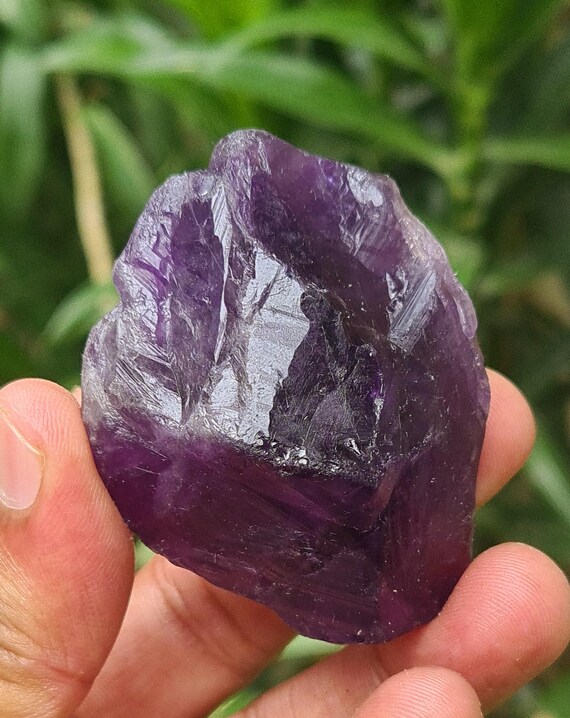 Raw Amethyst Crystal Specimen: 80g Deep Purple Natural Gemstone Raw Amethyst Crystal Specimen: 80g Deep Purple Natural Gemstone