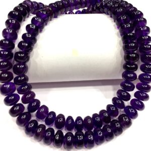 AAA+ QUALITY~~Natural Amethyst Smooth Rondelle Beads 7.MM Amethyst Gemstone Beads High Polished Rondelle Beads Amethyst Beads Strand. AAA+ QUALITY~~Natural Amethyst Smooth Rondelle Beads 7.MM Amethyst Gemstone Beads High Polished Rondelle Beads Amethyst Beads Strand.