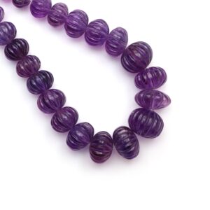 Amethyst Carving Rondelle Beads, 10 Mm To 22 Mm, Amethyst Jewelry Handmade Gift For Women, 20 Inches Full Strand, Price Per Strand Amethyst Carving Rondelle Beads, 10 Mm To 22 Mm, Amethyst Jewelry Handmade Gift For Women, 20 Inches Full Strand, Price Per Strand
