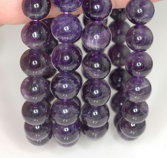 11mm Dark Amethyst Gemstone Grade Ab Purple Round 11mm Loose Beads 7 Inch Half Strand (90191656-7-814) 11mm Dark Amethyst Gemstone Grade Ab Purple Round 11mm Loose Beads 7 Inch Half Strand (90191656-7-814)