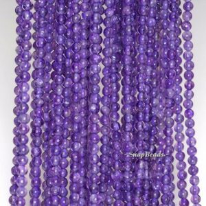 3mm Royal Deep Amethyst Gemstone Grade A Dark Purple Round 3mm Loose Beads 16 inch Full Strand LOT 1,2,6,12 and 50 (90147949-107-3mm F)