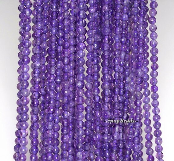 3mm Royal Deep Amethyst Gemstone Grade A Dark Purple Round 3mm Loose Beads 16 Inch Full Strand Lot 1,2,6,12 And 50 (90147949-107-3mm F)
