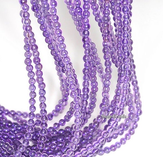 3mm Royal Amethyst Gemstone Grade Aa Round 3mm Loose Beads 16 Inch Full Strand Lot 1,2,6,12 And 50 (90113637-107 - 3mm D)