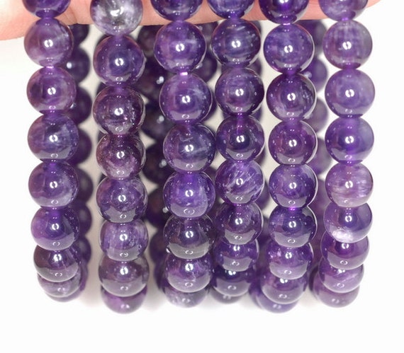 9mm Dark Amethyst Gemstone Grade Ab Purple Round 9mm Loose Beads 7 Inch Half Strand Lot 1,2 And 6 (90191653-814) 9mm Dark Amethyst Gemstone Grade Ab Purple Round 9mm Loose Beads 7 Inch Half Strand Lot 1,2 And 6 (90191653-814)
