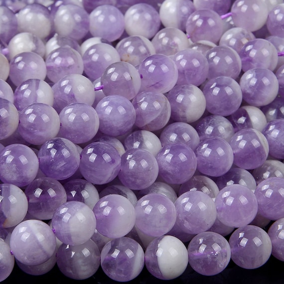 Lavender Amethyst Gemstone Grade Aaa Round 6mm 8mm Loose Beads Bulk Lot 1,2,6,12 And 50 (d85)