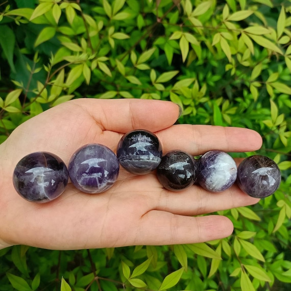 Dark Amethyst Crystal Sphere 1" (20-25mm)
