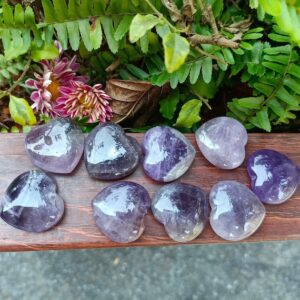 Amethyst Heart 1" (25mm)