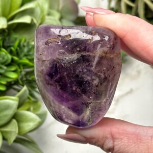 Amethyst Freeform | 114g | - #5 (polished Purple Crystal Chunk, Crown Chakra, Healing Stone, Intuition)