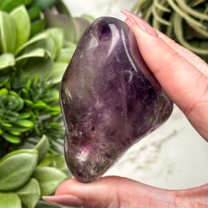 Amethyst Freeform | 113g | - #6 (polished Purple Crystal Chunk, Crown Chakra, Healing Stone, Intuition)
