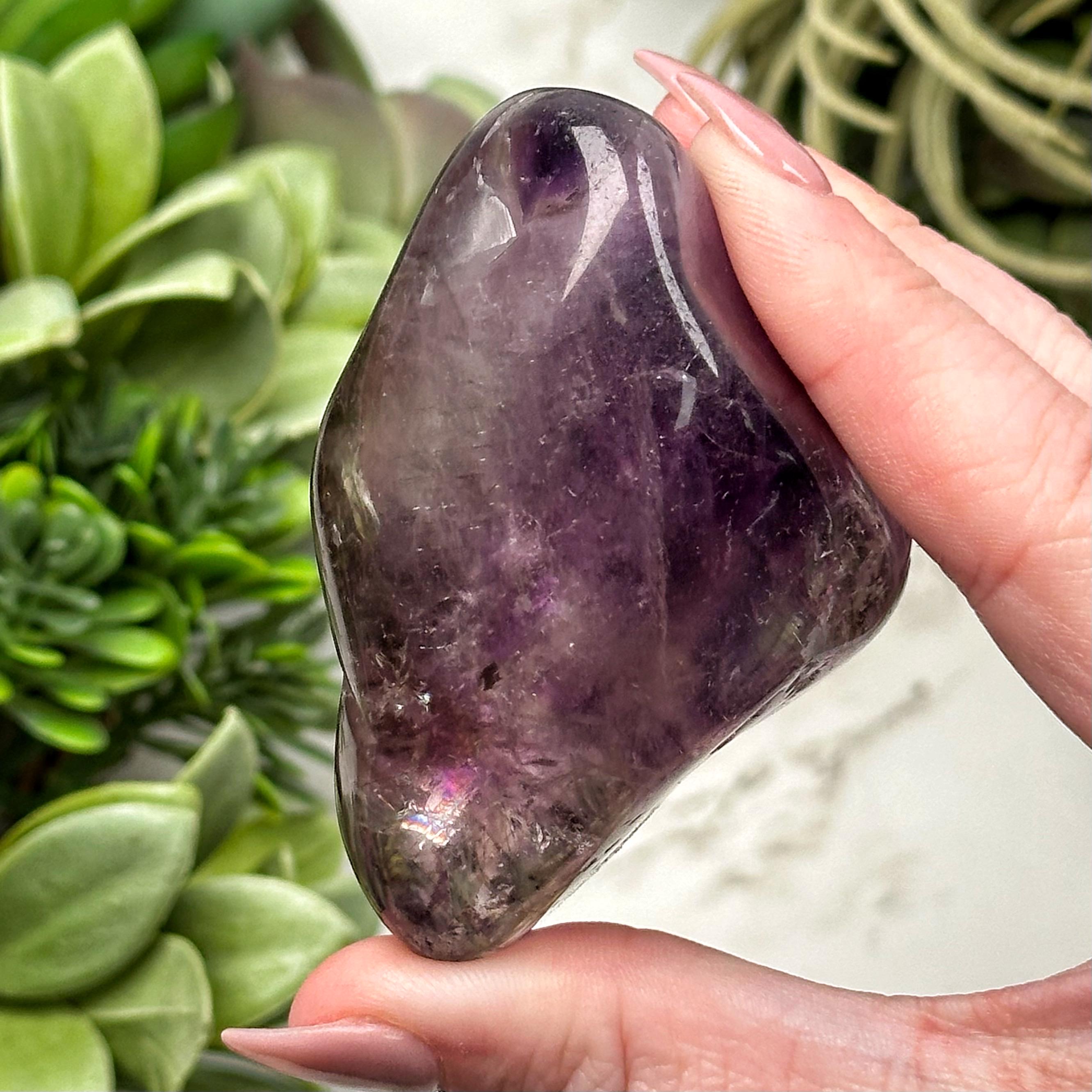 Amethyst Freeform | 113g | - #6 (polished Purple Crystal Chunk, Crown Chakra, Healing Stone, Intuition)