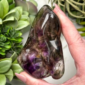 Amethyst Freeform | 187g | - #4 (polished Purple Crystal Chunk, Crown Chakra, Healing Stone, Intuition)