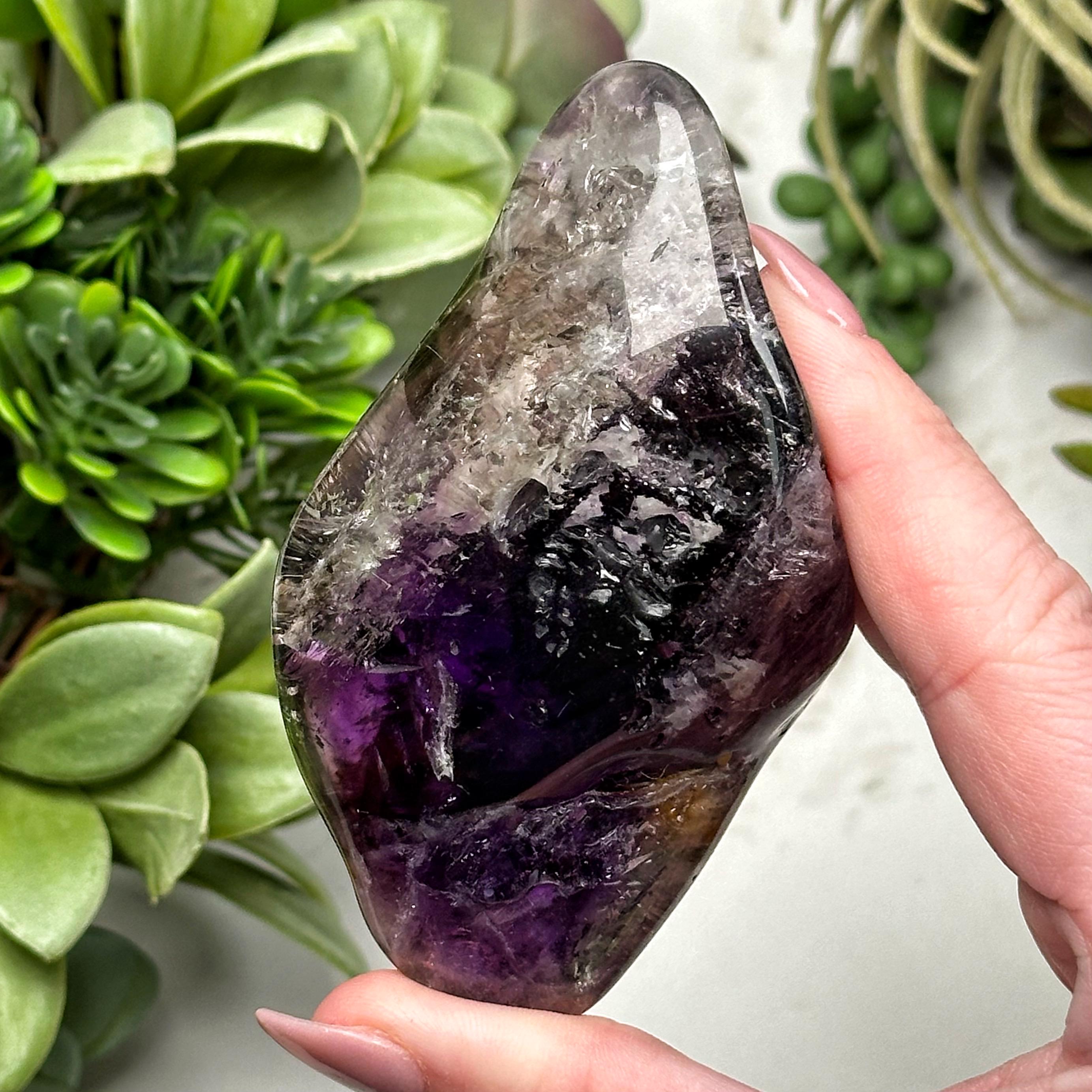 Amethyst Freeform | 145g | - #3 (polished Purple Crystal Chunk, Crown Chakra, Healing Stone, Intuition)